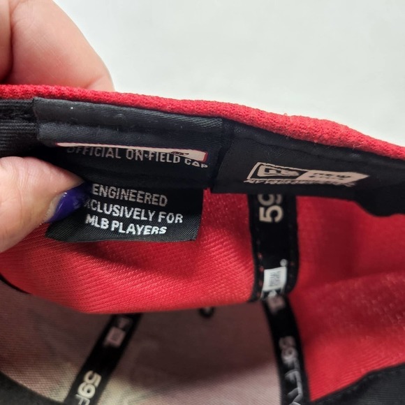 Era Boston Red Sox July 4th 59fifty Hat Cap On Field Design Size 7 1/4 Red - Picture 4 of 6